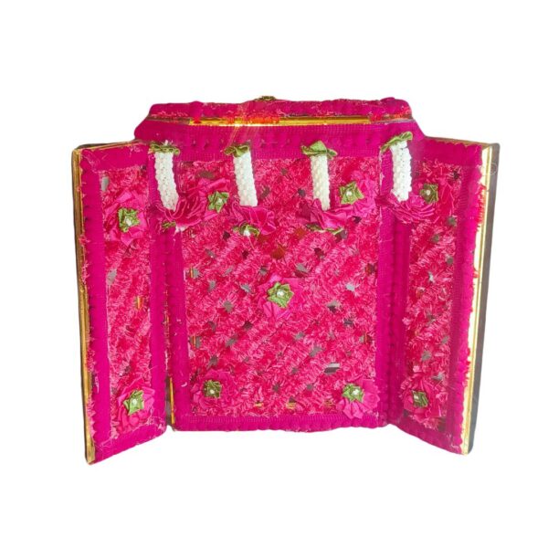 Phool Bangla for Laddu Gopal Ji | Floral Jhula Decoration for Size 0 to 3 Thakur Ji | Mandir Decoration Set
