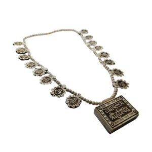 Radhavallabh Shri Harivansh Bhaktmal with 16 “Radha” Flower-Shaped Lockets