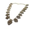 Sacred Tulsi Mala with 16 Big Leaf-Shaped “Radha” Lockets