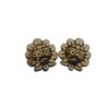 Flower-Shaped Krishna Tulsi Wood Earrings | Handcrafted Sacred Wooden Jewelry for Bhaktas & Devotional Wear