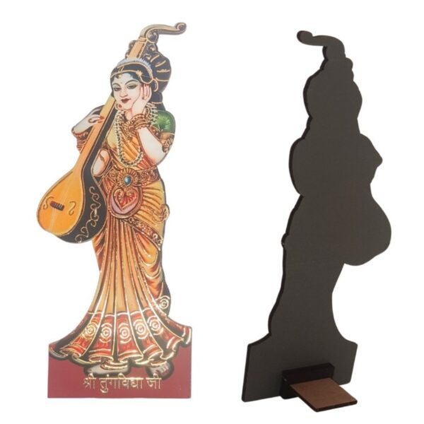 Asthasakhi with Radha Ji Wooden MDF Cutout – 15 cm Spiritual Decorative Showpiece | UV Printed, Premium Bhakti Art for Home & Temple Decor - Image 7