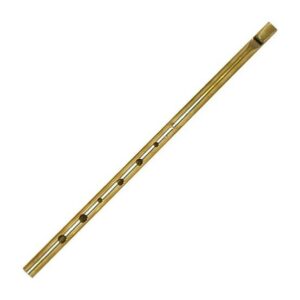 8-Inch Brass Flute – Traditional Decorative Krishna Bansuri