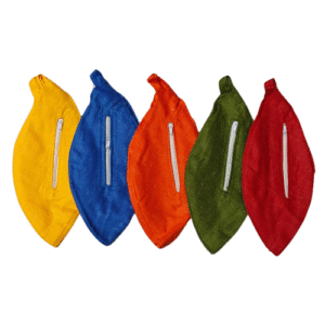 Cotton Bead Bag Combo – Set of 5 Japa Mala Bags in Assorted Colors | Soft & Durable Chanting Bags