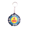 Shree Radha Name PVC Keyring – Durable Soft Rubber Keychain | Devotional Accessory for Bhaktas ( pack of 2 )