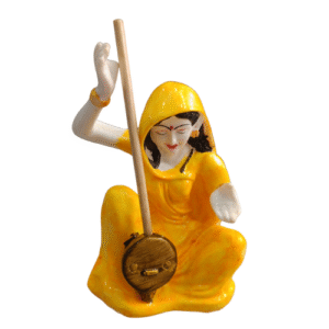 Meera Bai Idol in Marble Dust – Divine Bhakti Murti for Home or Temple