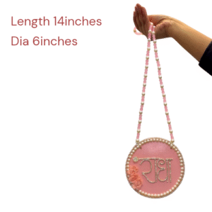 Radha Naam Handmade Premium Wall Hanging – Sacred Decor for Temple & Home