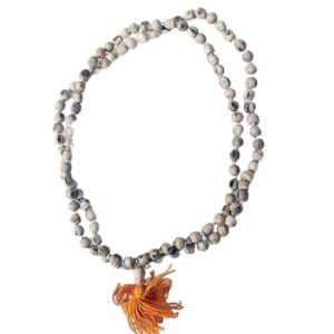 Tulsi Japa Mala – 108+1 Beads | Pure Tulsi Wood Rosary for Mantra Chanting & Meditation | Spiritual Mala for Bhakti and Seva