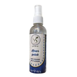 Kesar Gulab Perfume Spray – 100 ml | Long-Lasting Saffron & Rose Fragrance | Alcohol-Based Mist for Daily & Spiritual Use
