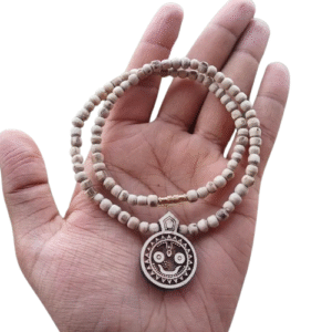 Shri Jagannath Ji Face Locket Tulsi Mala – 18 Inch