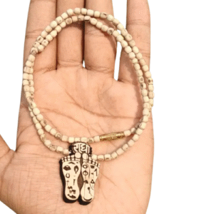 Shree Ji Charan Tulsi Locket Mala Length- 18 inches