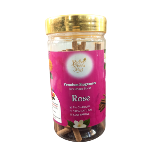 Rose Dhoop Sticks (4 Inch, 150g)