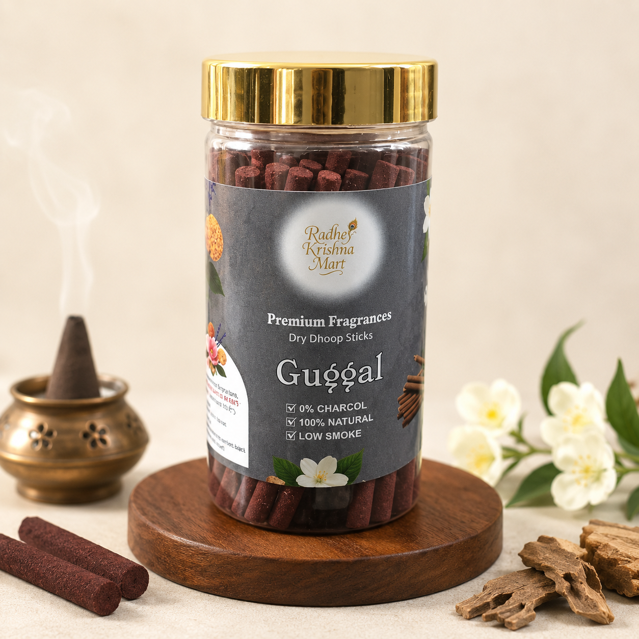 Guggal Dhoop Sticks (4 Inch, 150g)