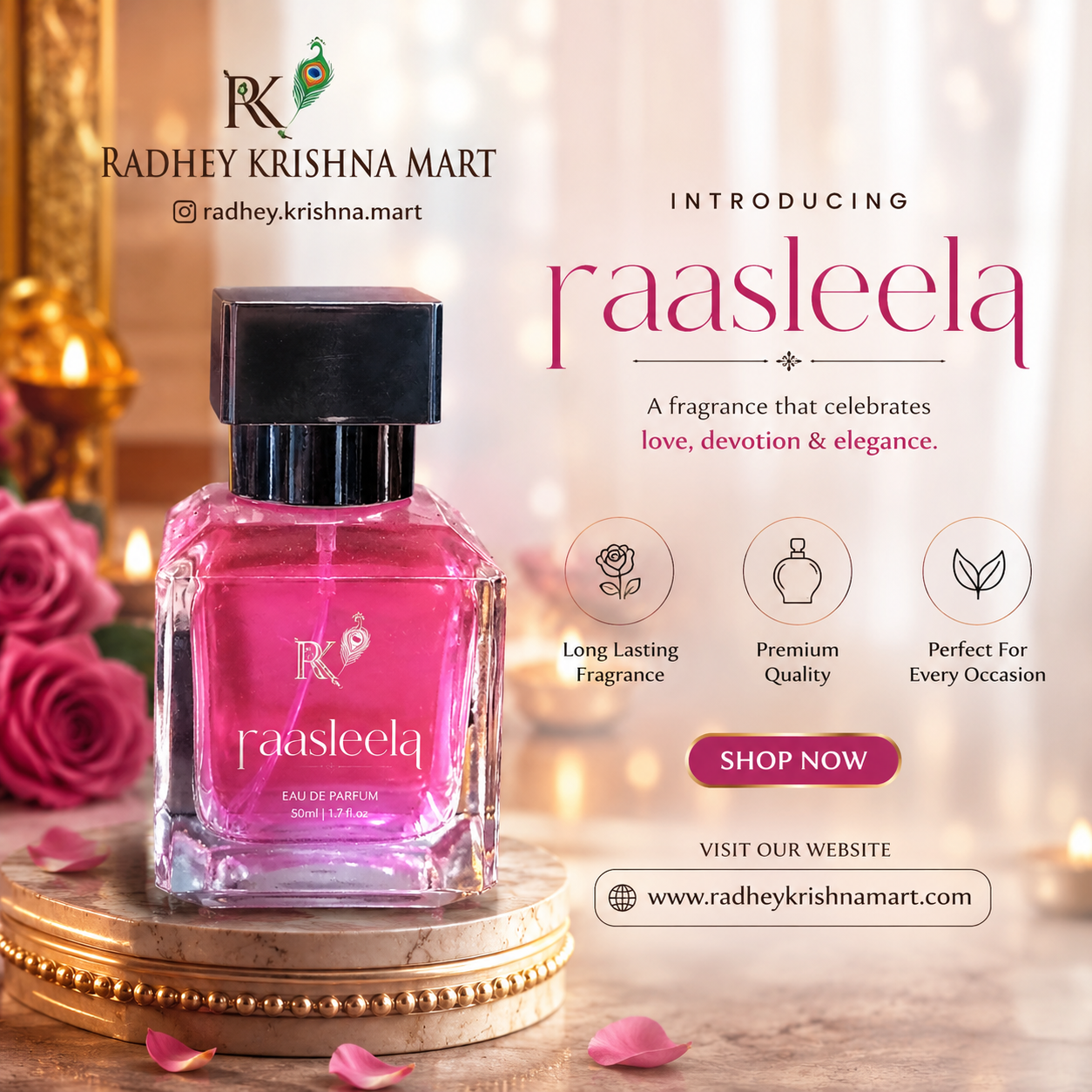 Raasleela premium perfume by Radhey krishna mart