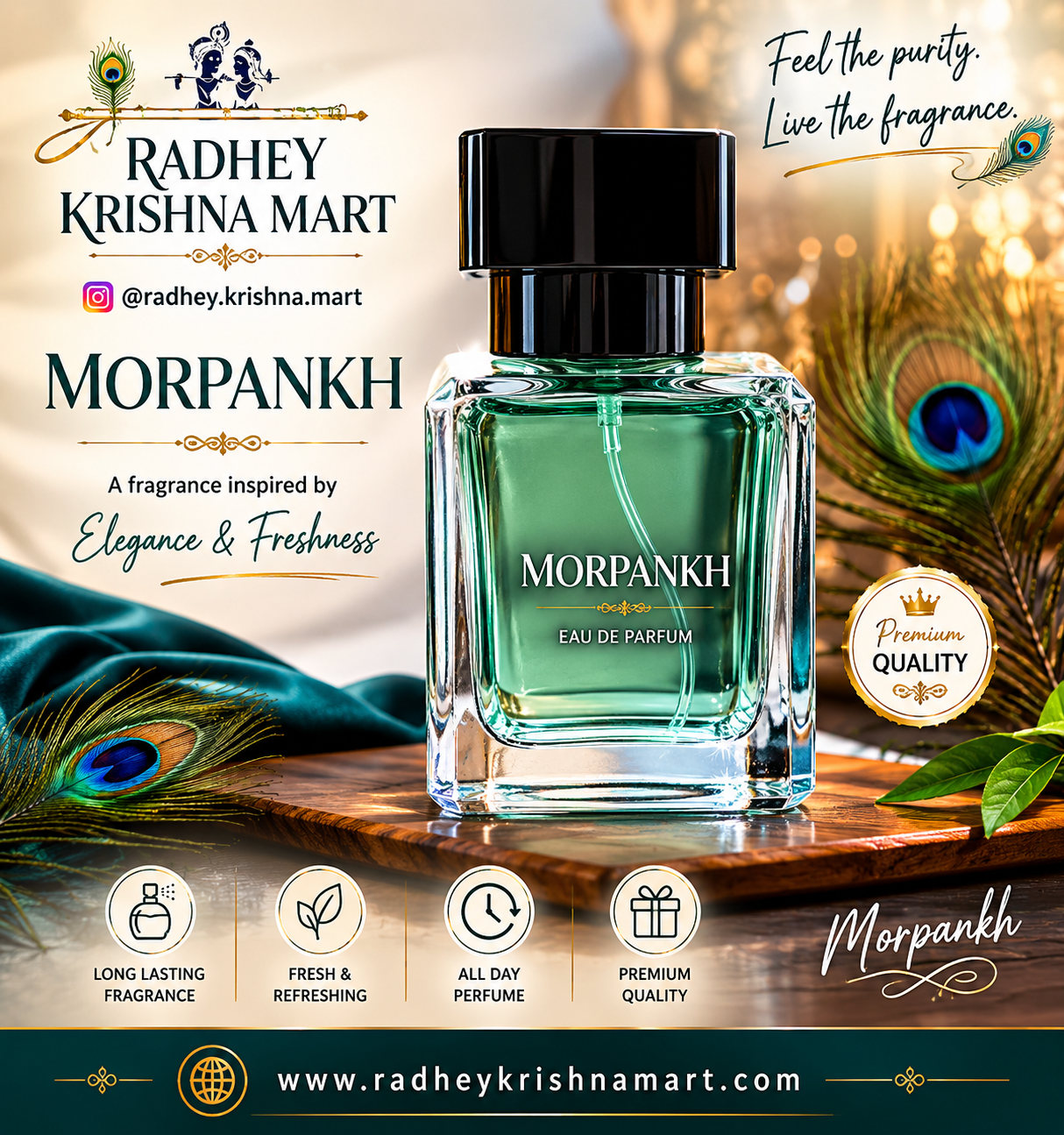 Morpankh premium perfume by Radhey krishna mart.
