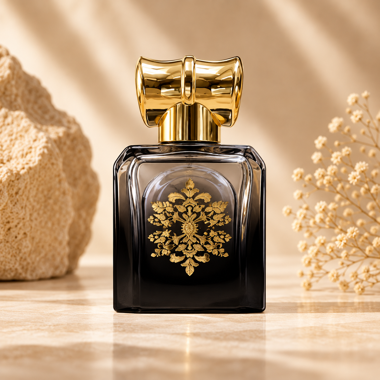 Luxury Black & Golden Fancy Empty Attar Roll-On Bottle 25 ML.