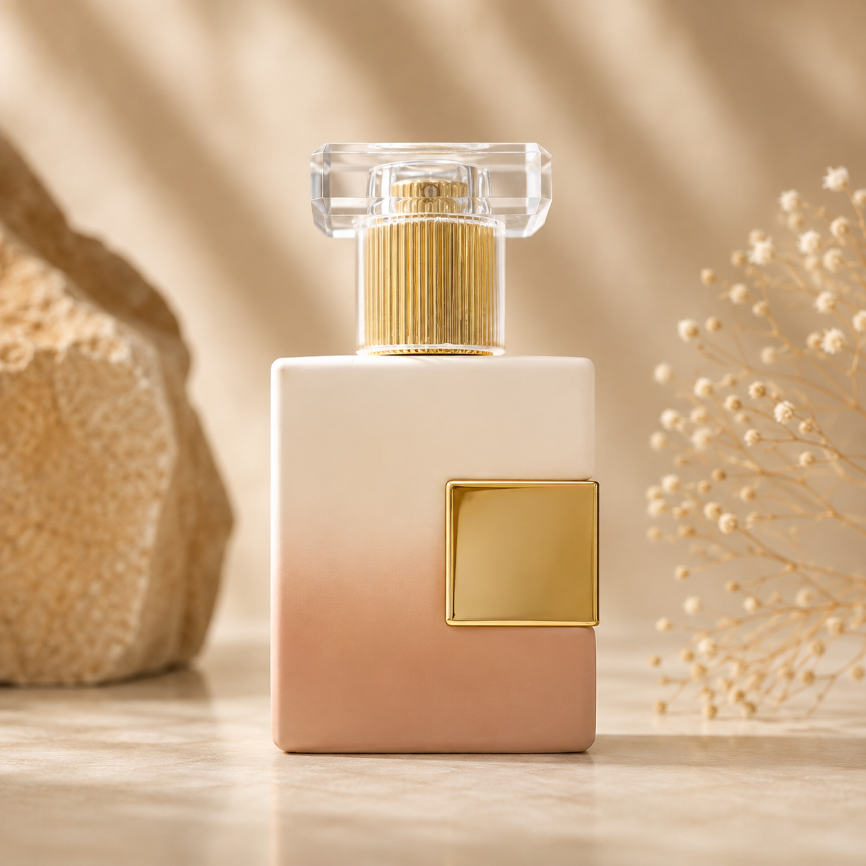 Luxury Square Empty Attar Roll-On Bottle 25 ML