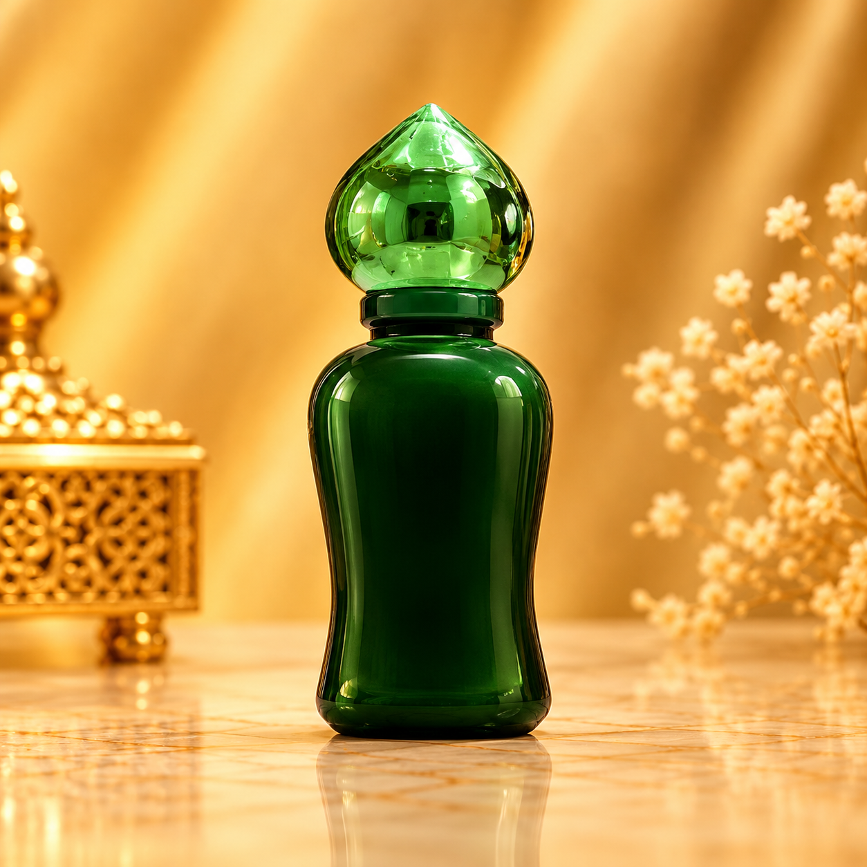 Emerald Royale – Premium Empty Attar Roll-On Bottle | 12 ML